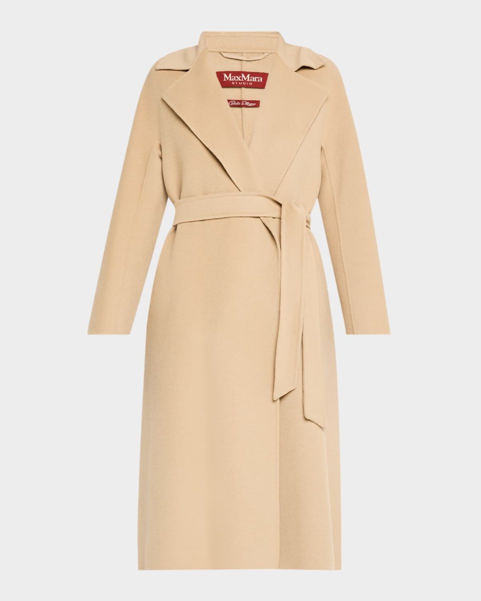 Cles Wool-Cashmere Wrap Coat